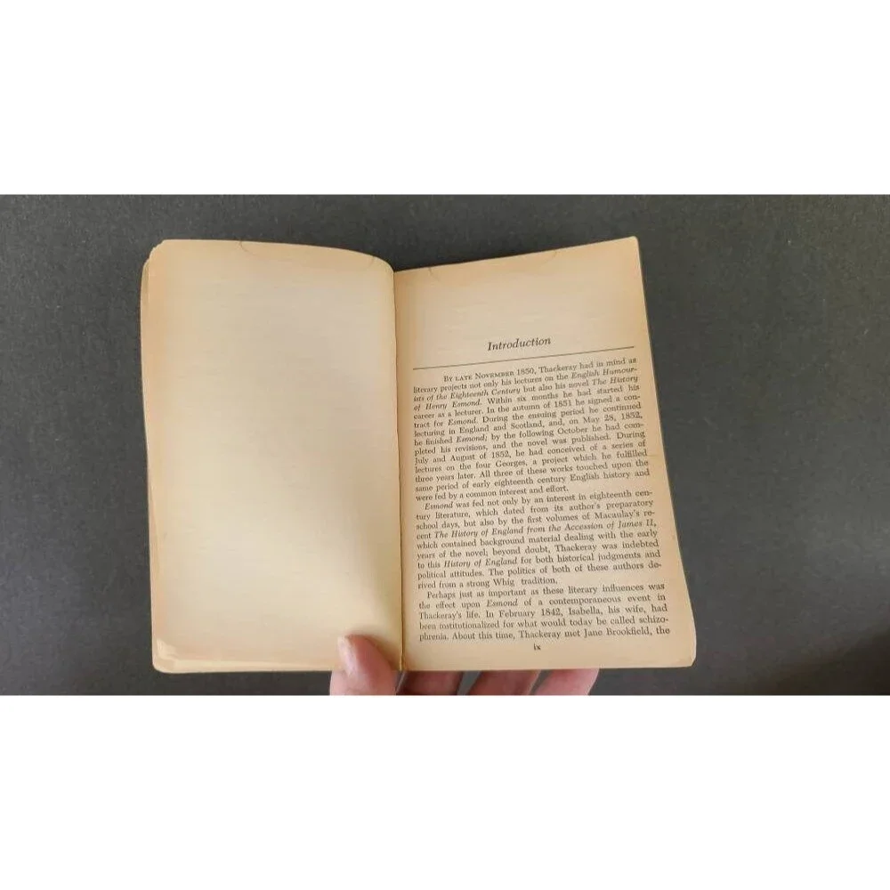 Henry Esmond by Thackeray, 1966 Edition